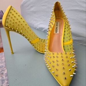 Spiked Neon Heels